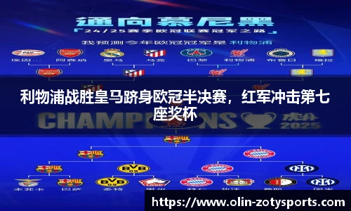 利物浦战胜皇马跻身欧冠半决赛，红军冲击第七座奖杯